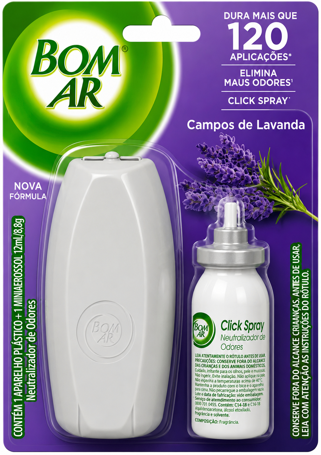Bom Ar Odorizador Elétrico Lavanda